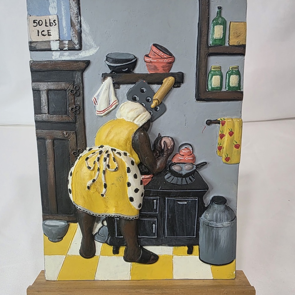 Annie Lee: “Hot Water Cornbread” 3D Wall Plaque.